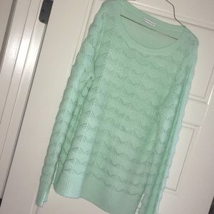 Sea-foam Green Hannah Sweater